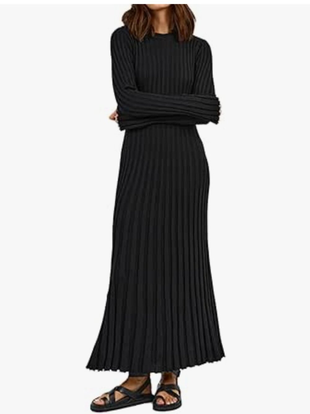 Ribbed Knit Maxi Dress
